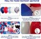 142pcs Red White and Blue Balloon Arch Garland Kit, Navy Blue for Blue 2024 Graduation Decorations July 4th Birthday Baseball Nautical Theme Party Flag Party Election Party